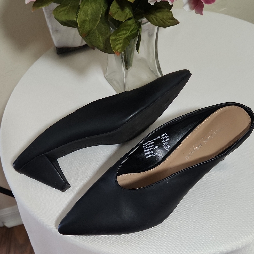 Christian Siriano Black Women's Mules